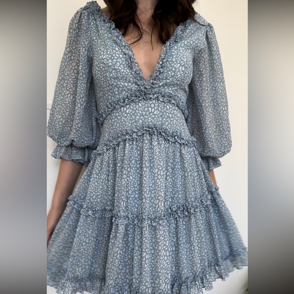 Blue dress